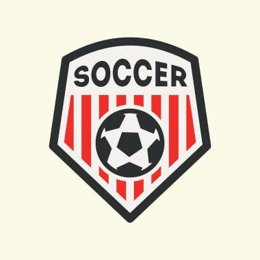 Futbolun yaratıcı vektör illüstrasyonu