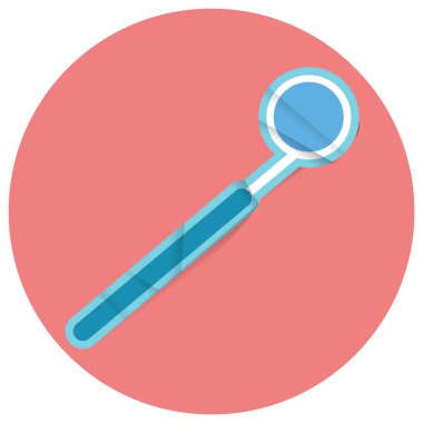 Diş düzlüğü simgesi, vektör illüstrasyonu