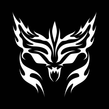 kabile dövmesi sanat vektörü illüstrasyonu