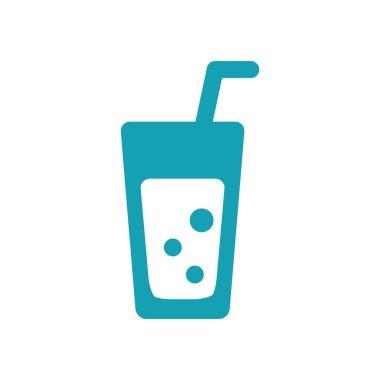 Kokteyl ikonu. düz dizayn biçimi 10