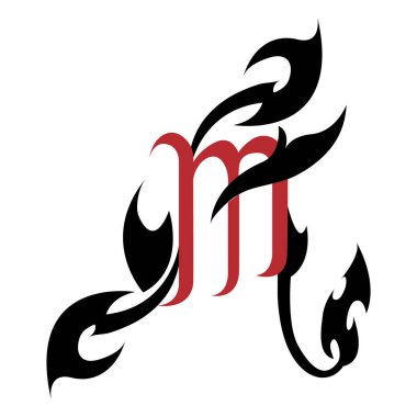 kabile dövme simgesi düz 