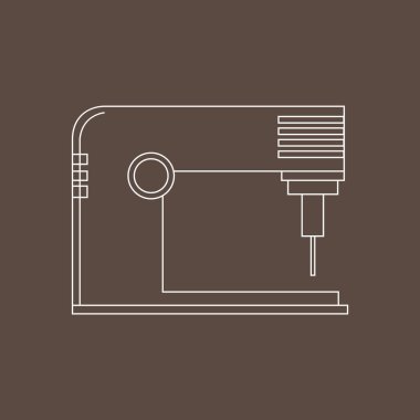 Modern b 'nin vektör illüstrasyonunda pil eksikliği