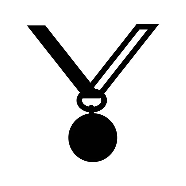 Médaille Icône Vectoriel Illustration — Image vectorielle