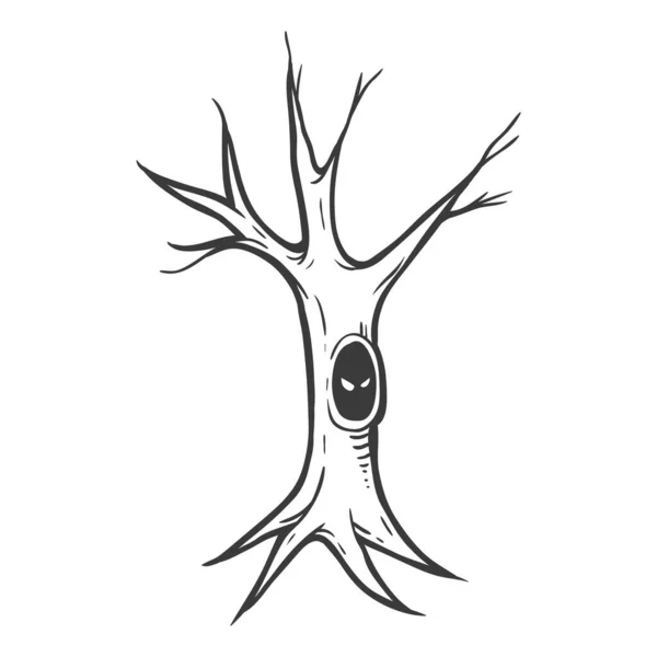 Διανυσματική Σιλουέτα Δέντρου — Διανυσματικό Αρχείο