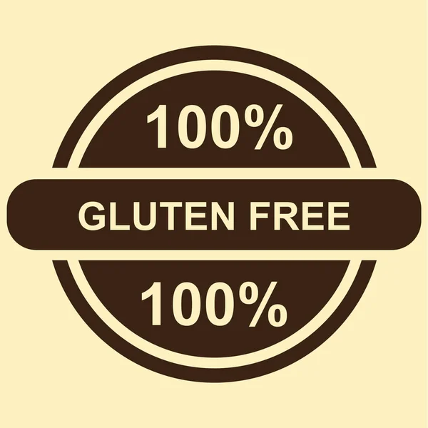 Gluten Free Vector Illustration — Stock Vector