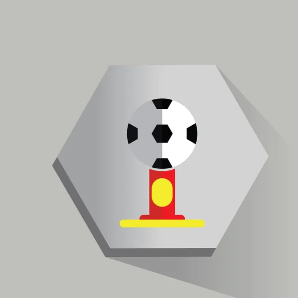Vecteur Insigne Football Illustration — Image vectorielle
