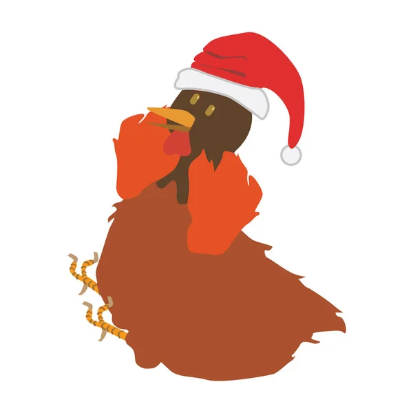 Papai Noel Com Árvore Natal — Vetor de Stock