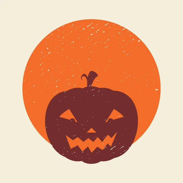 Creative Vector Illustration Pumpkin — Stock Vector