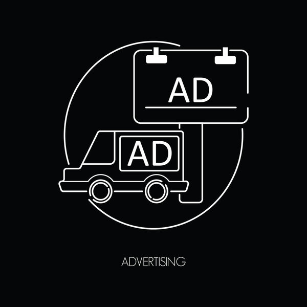 vector illustration of a car service icon