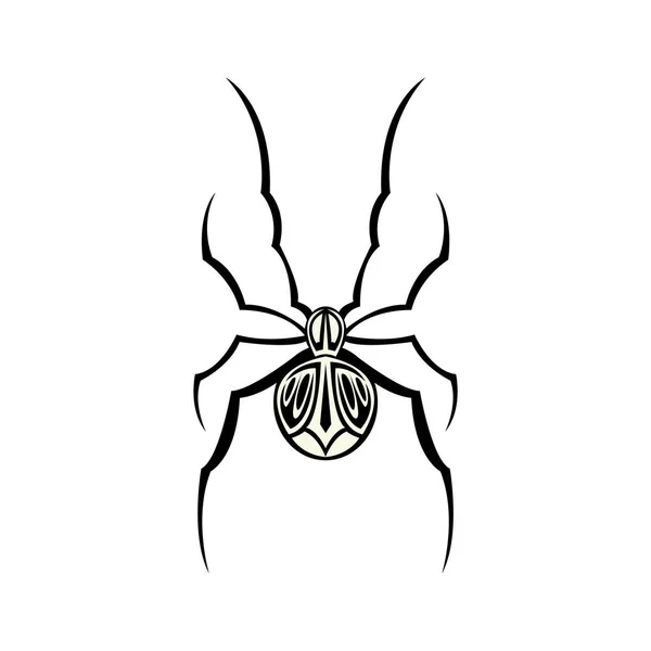 Spinne Web Icon Vektor Illustration Design — Stockvektor