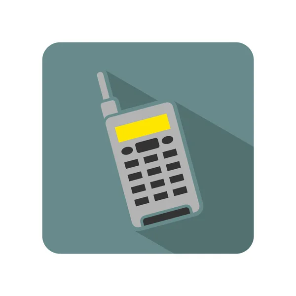 Значок Мобильного Телефона Плоская Иллюстрация Иконок Кредитных Векторов Интернета — стоковый вектор
