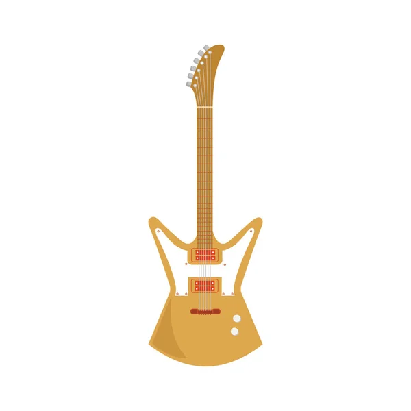 Vector Creativo Ilustración Guitarra — Vector de stock