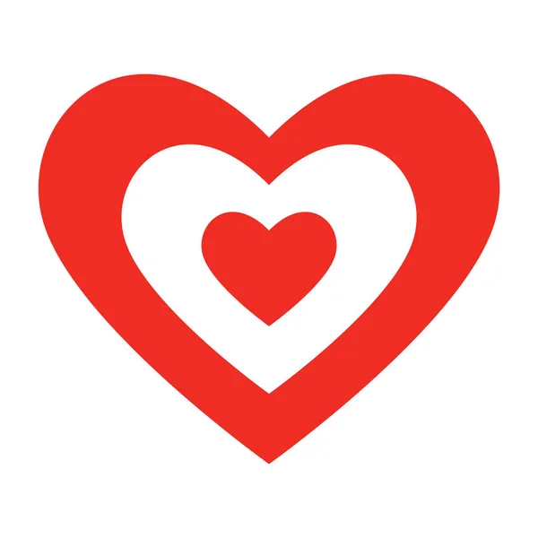 Heart Icon Vector Illustration — Stock Vector
