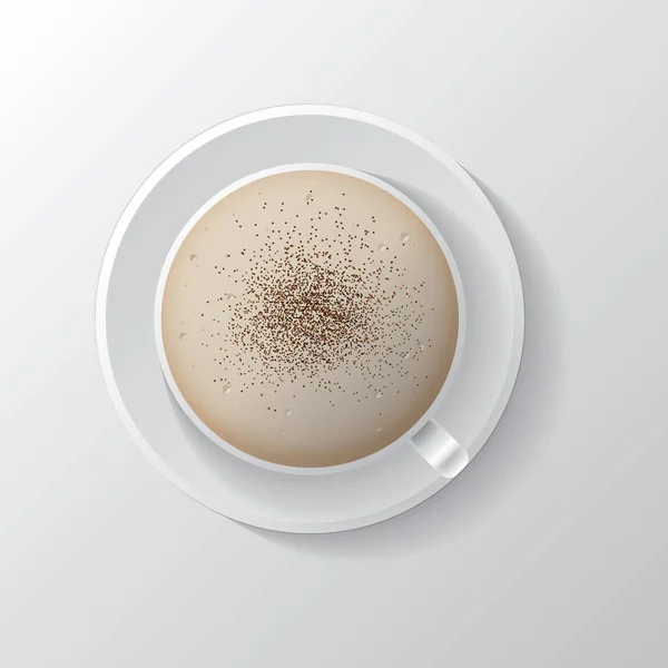 Café Ilustración Simple Vector Color — Vector de stock
