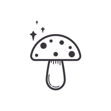 Fantezi konsepti, vektör illüstrasyonlu basit biçimlendirilmiş pankart