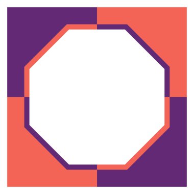 Logo fotoğrafı olan bir çerçevenin vektör illüstrasyonu