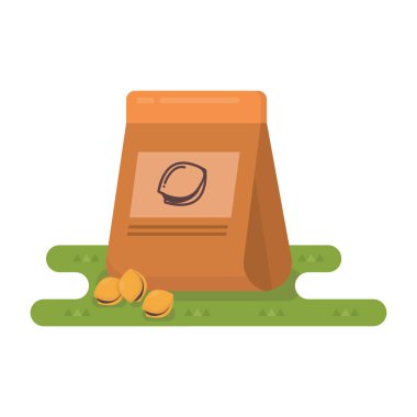 Basit grafik simgesi vektör illüstrasyonu