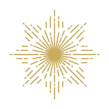 vektör çizgisi simgesi, logo, sembol, pictogram, geometrik süslemeli doğrusal logotype