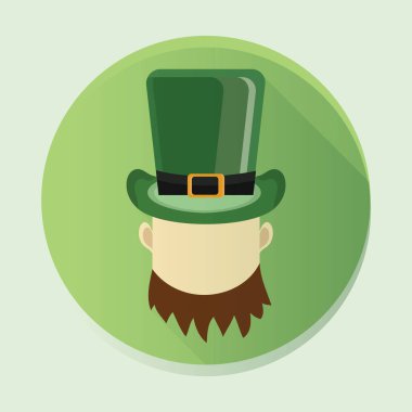 Aziz Patrick simgesi, vektör illüstrasyonu 