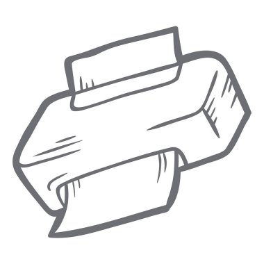 Siyah çizgili bir çizgi romanın el çizimi çizimi çizimi