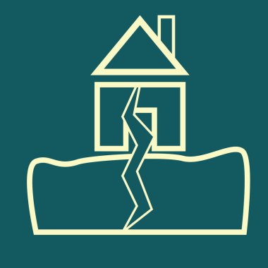 Eğitim simgelerine ve vektör illüstrasyonuna sahip basit biçimlendirilmiş pankart