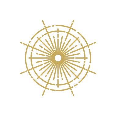 Bir rüzgar gülünün vektör çizimi