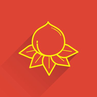 Vektör illüstrasyonu, simge ögesi arkaplanı