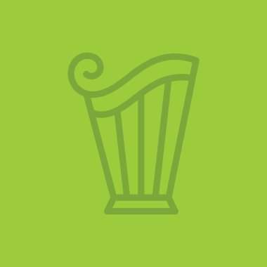 Bir taç simgesinin vektör illüstrasyonu