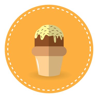 Grafik simgesi, vektör illüstrasyonu