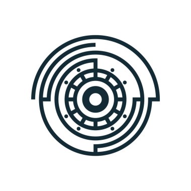 seo modern simgesinin vektör illüstrasyonu