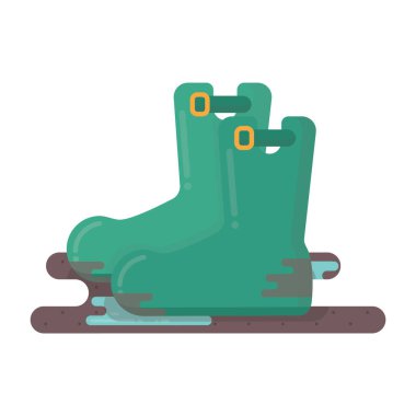 Basit grafik simgesi vektör illüstrasyonu