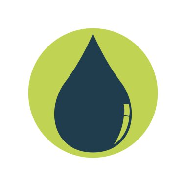 damla simgesi tasarımı, vektör illüstrasyon eps10 grafiği