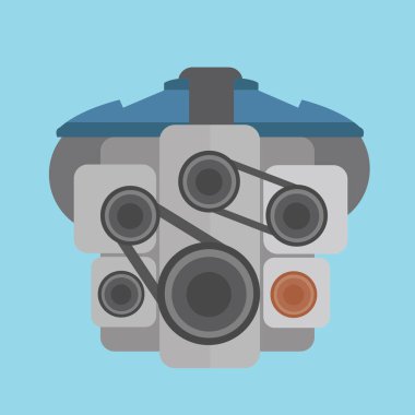 Otomatik konsept ikon vektör illüstrasyonu 