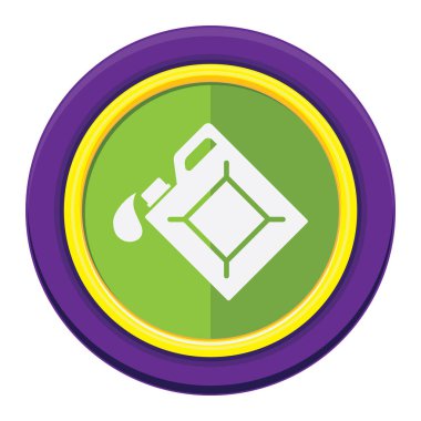 Modern oto tamir simgesinin vektör illüstrasyonu