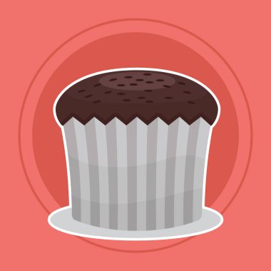 Basit grafik simgesi vektör illüstrasyonu 