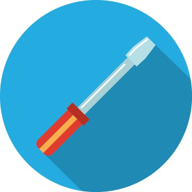 Tornavida simgesinin vektör çizimi