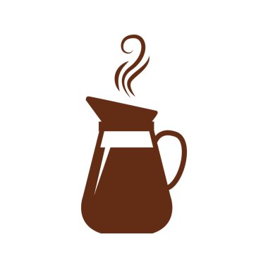 kahve basit renk vektör illüstrasyonu