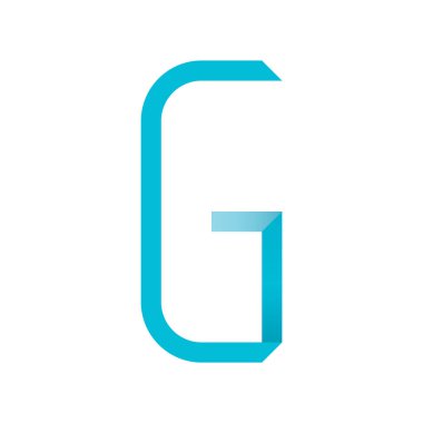 f logo simgesi vektör illüstrasyonu