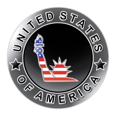 ABD basit renk vektörü illüstrasyonu