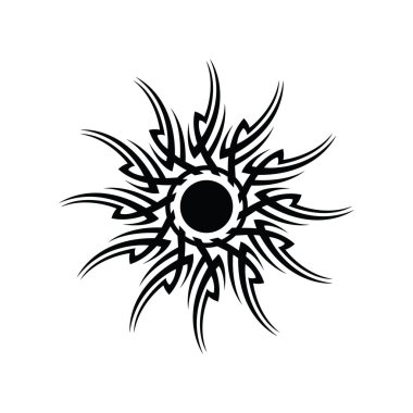 kabile dövme simgesi düz 