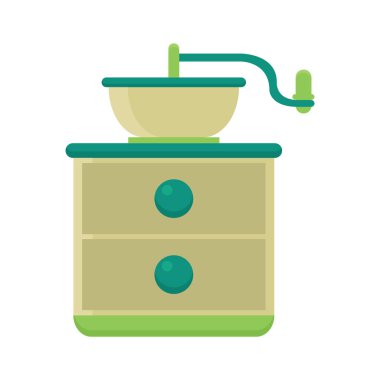 kahve makinesi simgesi vektör illüstrasyon grafik tasarımı