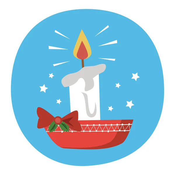 Kerstmis Pictogram Vector Illustratie — Stockvector