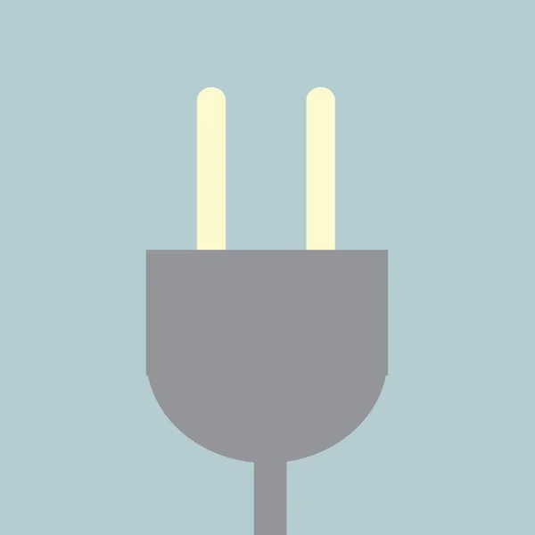 Plug Icon Design Illustrazione Vettoriale Eps10 Grafica — Vettoriale Stock