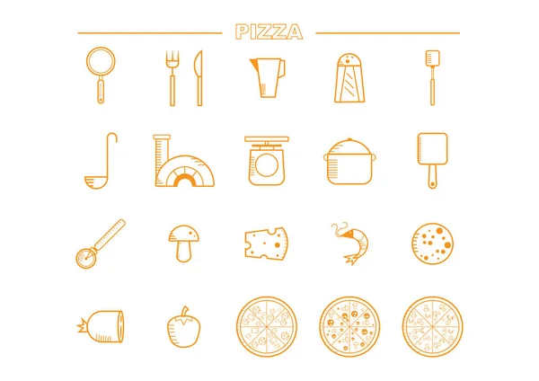 厨房用具和设备齐全 — 图库矢量图片