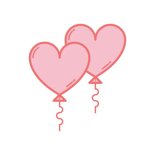 Valentine Day Icon Vector Illustration — Stock Vector