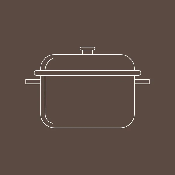 Küchenutensilien Icon Vector Illustration — Stockvektor