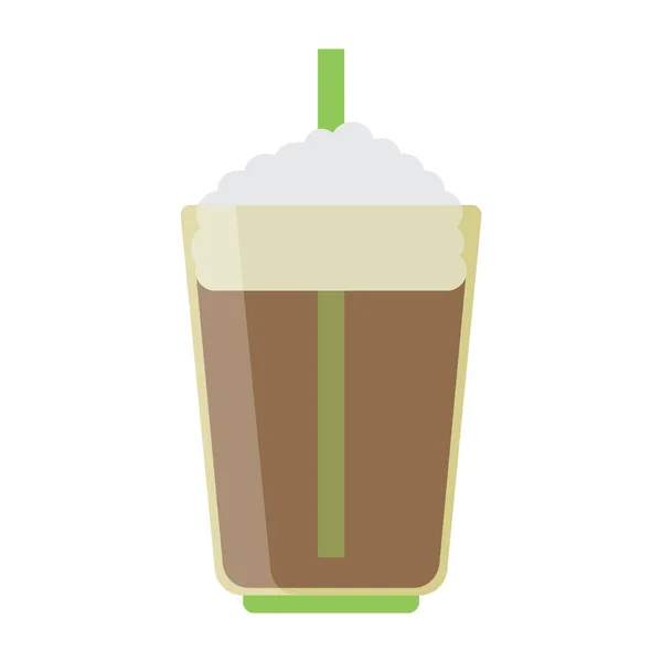 コーヒーカップアイコンベクトルイラストグラフィックデザイン — ストックベクタ