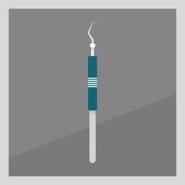 Injectiespuit Icoon Platte Kleur Stijl Illustratie Van Vector Medische Gezondheidszorg — Stockvector