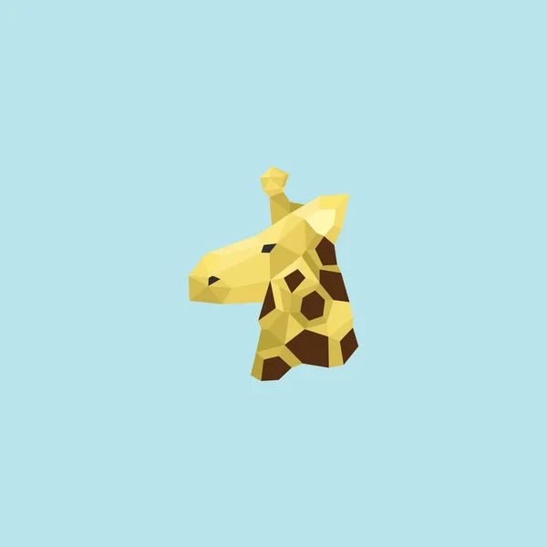 Vektorová Ilustrace Žirafy — Stockový vektor