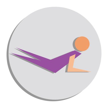 bir harfli düz simge